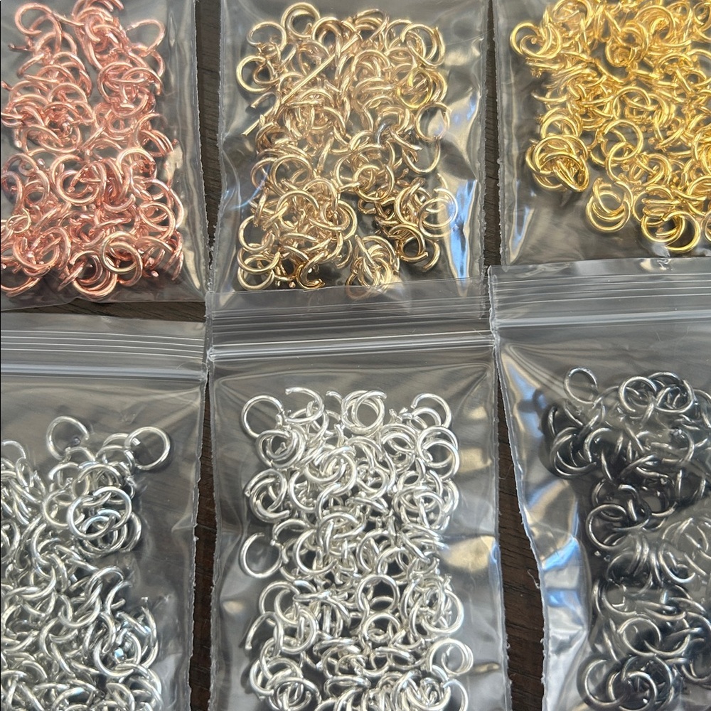 Finding: - 6mm Open JumpRings (100+)
